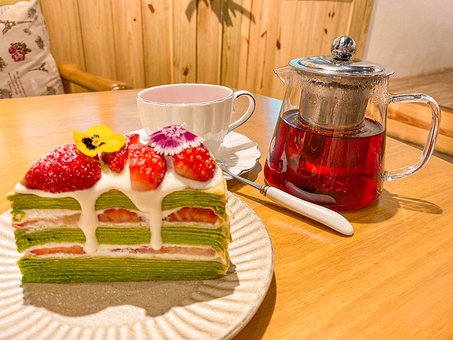 先生千層Sensei｜高雄甜點推薦｜季節限定草莓千層蛋糕