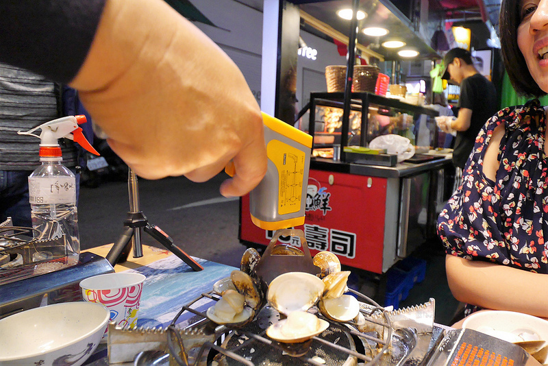 嘉義文化夜市美食｜蜊正站好（鮮烤蛤蜊）