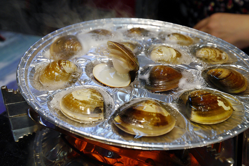 嘉義文化夜市美食｜蜊正站好（鮮烤蛤蜊）