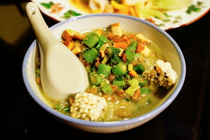 跳躍的宅男 - [花蓮光復美食]大和擂茶舖-光復無菜單料理 初次體驗鹹口味客家擂茶