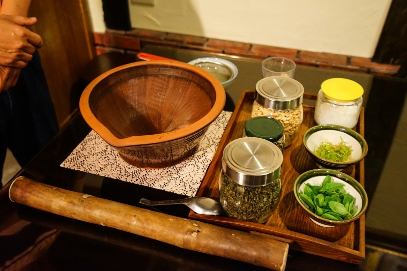 跳躍的宅男 - [花蓮光復美食]大和擂茶舖-光復無菜單料理 初次體驗鹹口味客家擂茶