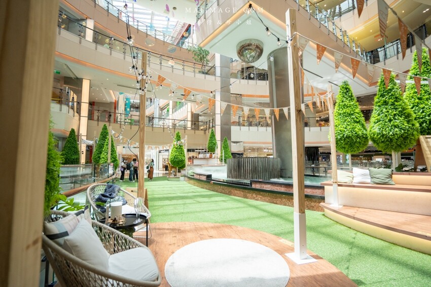 野餐模式啟動！森林系購物商城在大江購物中心，桃園青埔必訪大江購物中心2022春夏裝置藝術亮點滿滿，甜點輕