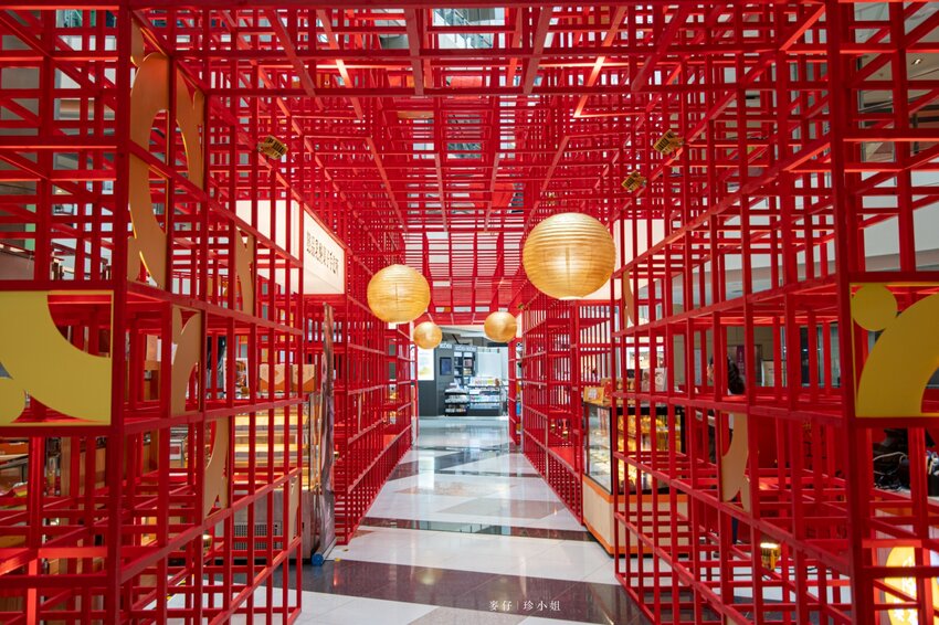 2022新春賀歲最好逛『大江購物中心』,虎力全開送鈔大,桃園青埔美食最齊全,全年免費停車!