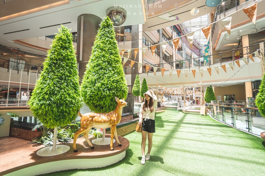 野餐模式啟動！森林系購物商城在大江購物中心，桃園青埔必訪大江購物中心2022春夏裝置藝術亮點滿滿，甜點輕