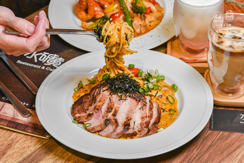 水礦 Restaurant & Cafe：台北大安區美食-東區免收服務費的質感義式咖啡廳，必點濃郁的泡菜奶油義大利麵！