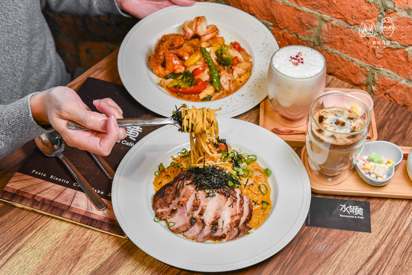 水礦 Restaurant & Cafe：台北大安區美食-東區免收服務費的質感義式咖啡廳，必點濃郁的泡菜奶油義大利麵！