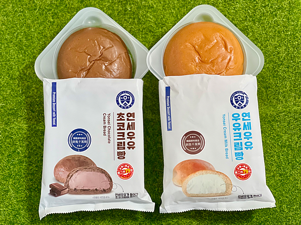 【超商美食■7-11】韓國延世生乳包 x 原味生乳包&可可生