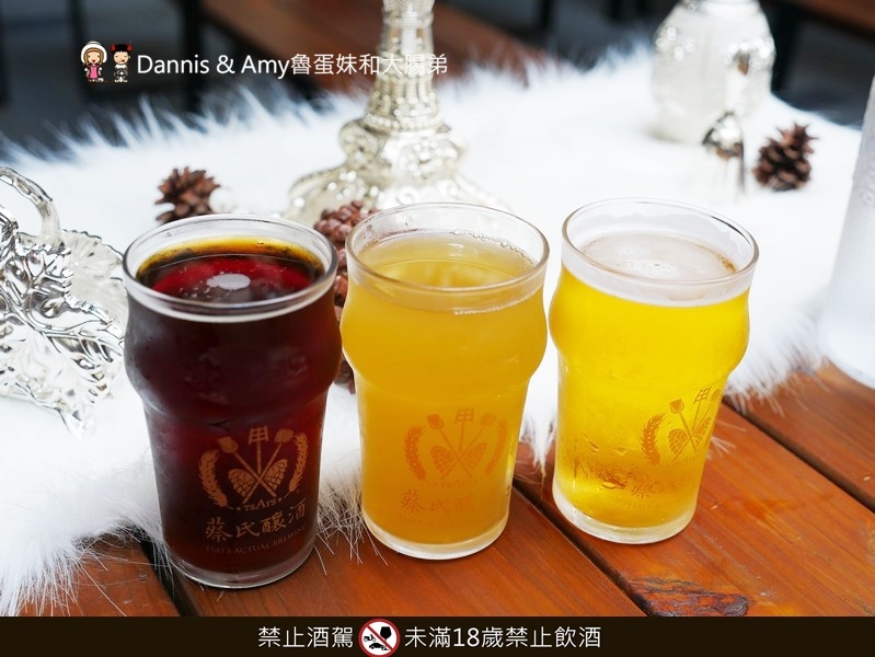 《南投景點》蔡氏釀酒精釀酒廠。隱身草屯的絕美觀光工廠。不出國也能欣賞歐洲景緻品嚐精釀美酒享受聖誕大餐｜（影片）