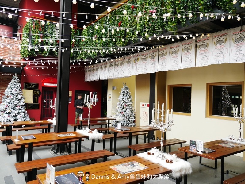 《南投景點》蔡氏釀酒精釀酒廠。隱身草屯的絕美觀光工廠。不出國也能欣賞歐洲景緻品嚐精釀美酒享受聖誕大餐｜（影片）