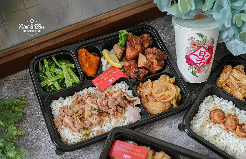 台味餐盒雙主菜+送飲料很豐盛,還有冷凍熟食包優惠中*妮妮布魯