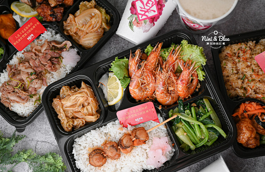 台味餐盒雙主菜+送飲料很豐盛,還有冷凍熟食包優惠中*妮妮布魯