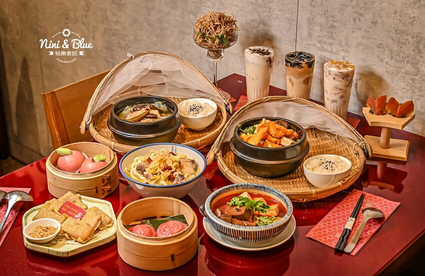 台中茶館推薦，麻辣臭豆腐魚鍋超帶勁、烏魚子麻糬有趣又好吃