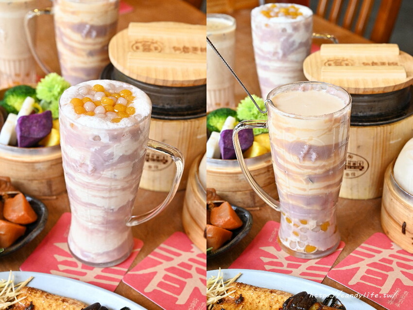 有春茶館｜台中特色茶館，餐點好吃又有創意，激推新品魚酥海鮮羹，湯匙一撈滿滿都是料～