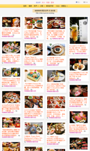 海綿飽飽的鳳梨城堡的美食牆