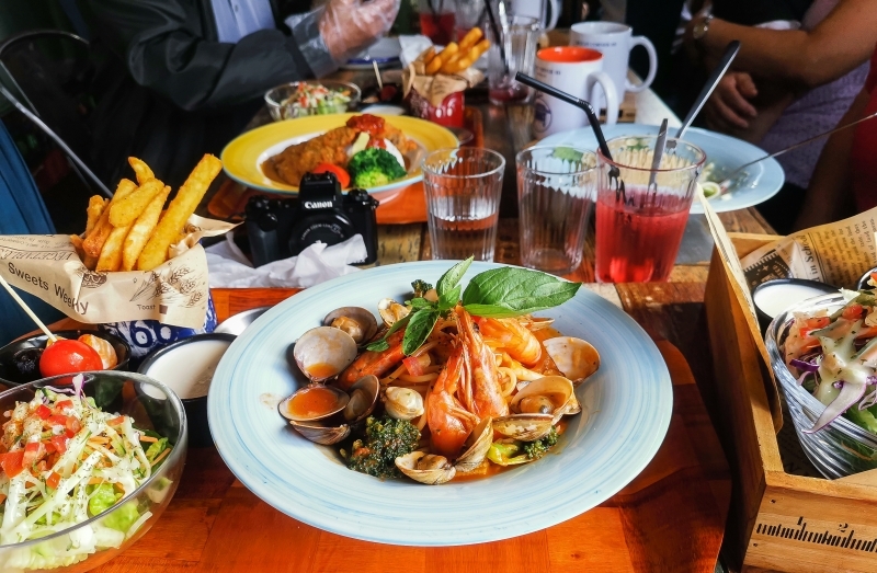 跳躍的宅男 - [花蓮美食]二訪海濱街角101-新推出義大利麵 花蓮海邊下午茶餐廳早午餐