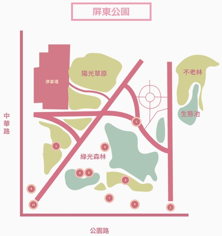 2018屏東聖誕節地圖