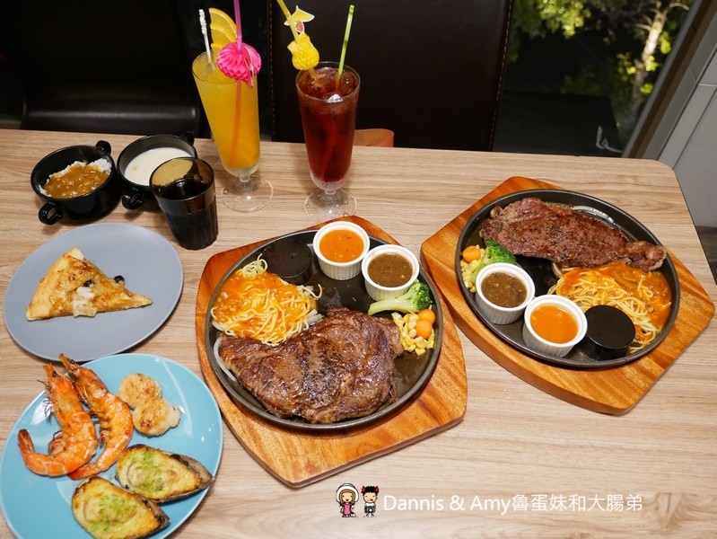 《新竹牛排推薦》牛室炙燒牛排。沙拉x披薩x咖哩飯x炸物小菜 x飲料甜點冰淇淋自助吧吃到飽 ｜情人節聖誕節約會朋友聚餐好去處（影片）