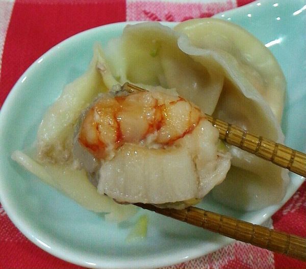 喬園手工大水餃~溫體豬肉/深海胭脂蝦+干貝/頂級蔬菜/真材實料