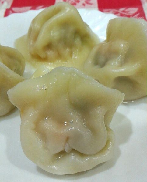 喬園手工大水餃~溫體豬肉/深海胭脂蝦+干貝/頂級蔬菜/真材實料