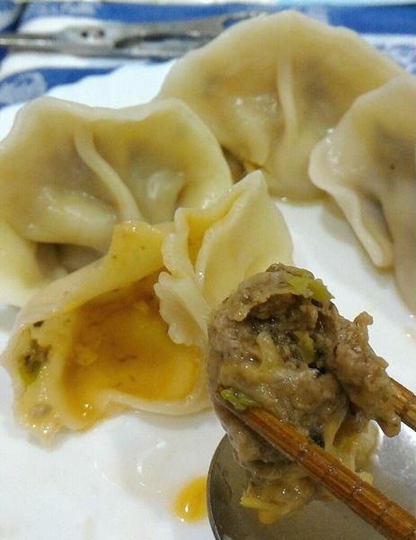 喬園手工大水餃~溫體豬肉/深海胭脂蝦+干貝/頂級蔬菜/真材實料