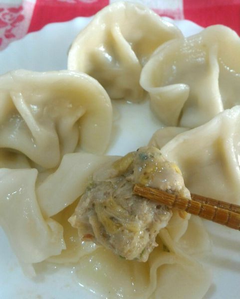 喬園手工大水餃~溫體豬肉/深海胭脂蝦+干貝/頂級蔬菜/真材實料