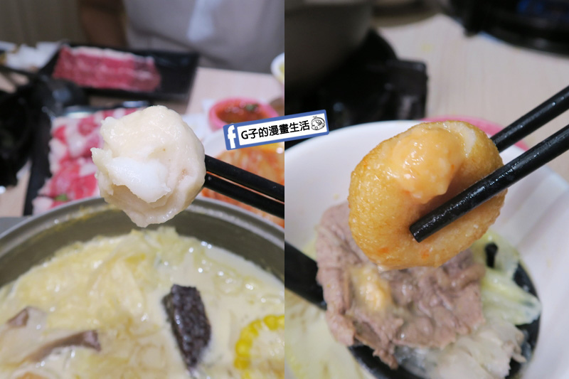 南勢角火鍋.鍋語鍋物.單點火鍋料-花枝丸.龍蝦沙拉球