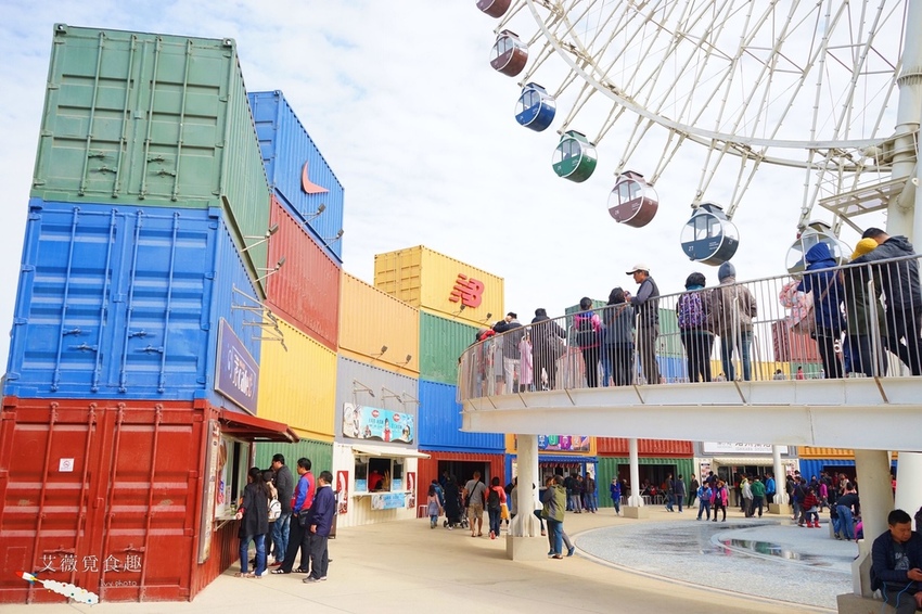 MITSUI OUTLET PARK 台中港 || 台中三井OUTLET全台首座海港摩天輪和海景誠品書店,逛街美食攻略