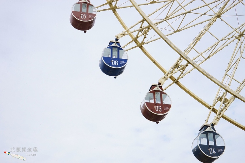 MITSUI OUTLET PARK 台中港 || 台中三井OUTLET全台首座海港摩天輪和海景誠品書店,逛街美食攻略