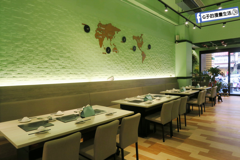 新莊火鍋推薦 覺醒.幸福鍋物 Tiffany綠牆壁