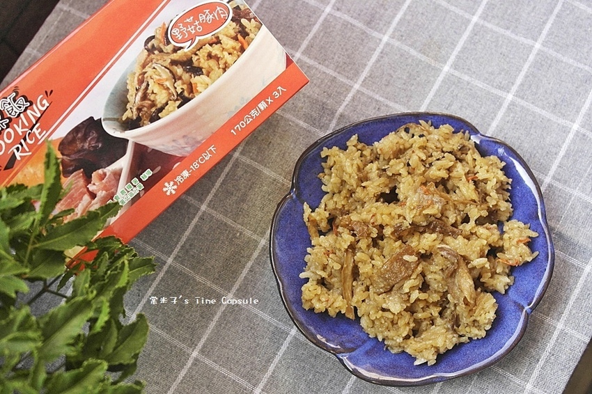 [宅配調理飯]喜生食品-快速料理包，五目雜錦+野菇豚肉+麻油香筍野菇即食炊飯~