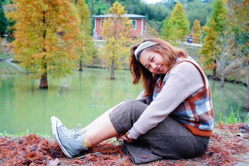 跳躍的宅男 -   苗栗三灣落羽松 快跟閨蜜來拍甜蜜照 20181214落羽松現況直播 秘境IG熱門打卡點  浪漫台三線景點