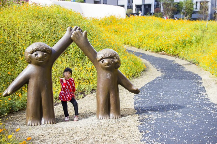 【玩樂.台中】太平景點/小心有熊出沒-熊熊秘境~大片波斯菊花海、森林小徑、可愛小熊出沒,免費好拍