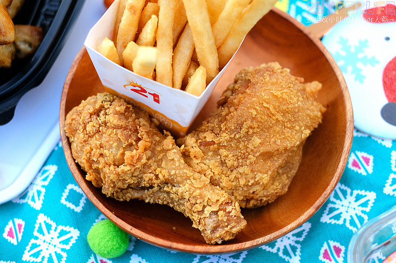 21PLUS,21風味館,台中炸雞,台中烤雞,台中聚餐,台中野餐,愛Sharing烤雞分享餐,野餐 @強生與小吠的Hyper人蔘~