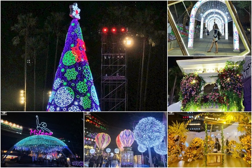 夢時代 2018 愛‧Sharing,浪漫Milan風情城市風 x 耶誕燈光