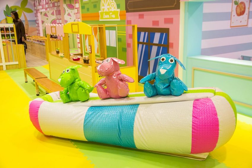 【親子樂園】遊戲愛樂園ATT大直店水果公園～ATT 4 Recharge室內親子樂園，超厲害仿真超市、日本料理店、放電大球池