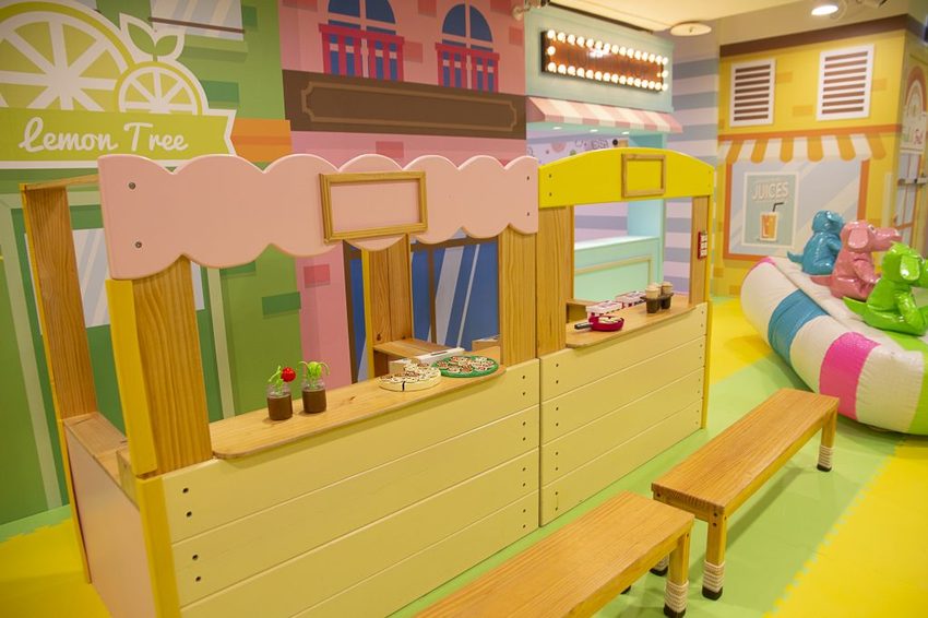 【親子樂園】遊戲愛樂園ATT大直店水果公園～ATT 4 Recharge室內親子樂園，超厲害仿真超市、日本料理店、放電大球池