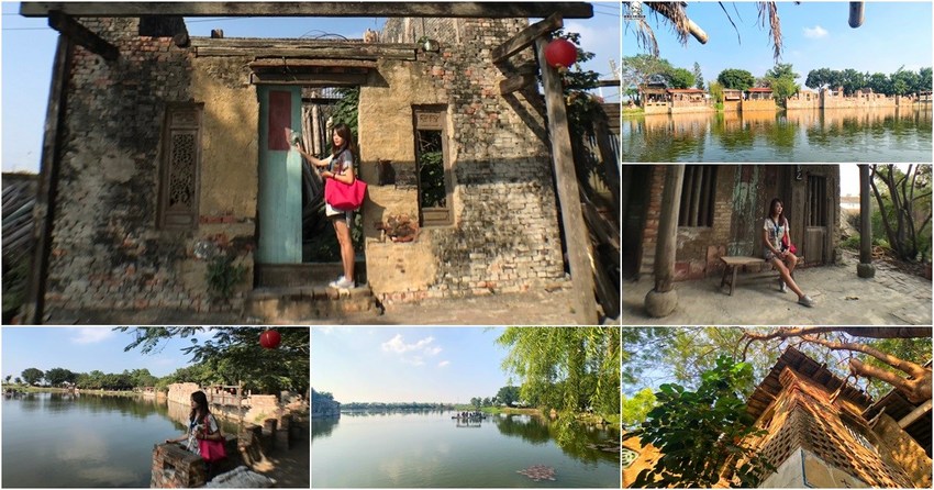 一秒進入古色古香的古鎮,懷舊復古村落的老塘湖藝術村