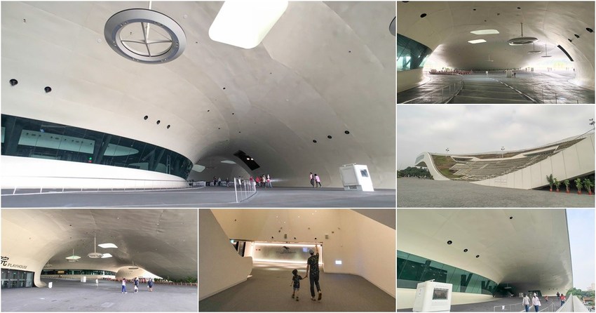 猶如太空梭穿越時空的衛武營國家藝術文化中心,流暢線條好時尚