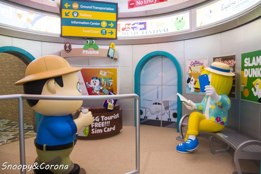 【展覽．台北】LINE FRIENDS世界巡迴之旅～坐上熊大航空旅行全世界，近四米高的雪白熊大首度現身