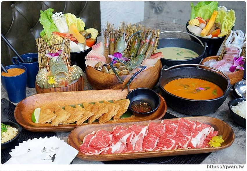 泰丘了！泰國蝦出現在火鍋店，還有泰奶冰沙和泰國香米吃到飽～