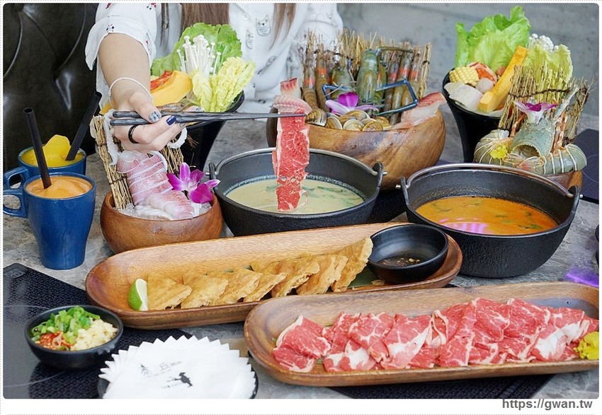 泰丘了！泰國蝦出現在火鍋店，還有泰奶冰沙和泰國香米吃到飽～