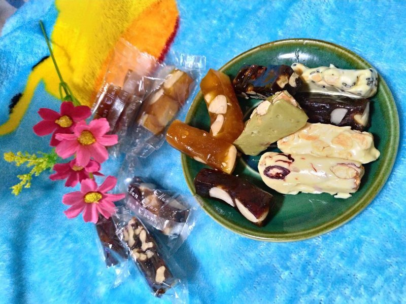 彰化年節伴手禮推薦~ELLEN手工牛軋糖.月光寶盒夏威夷珍珠.水果豆豆糖!