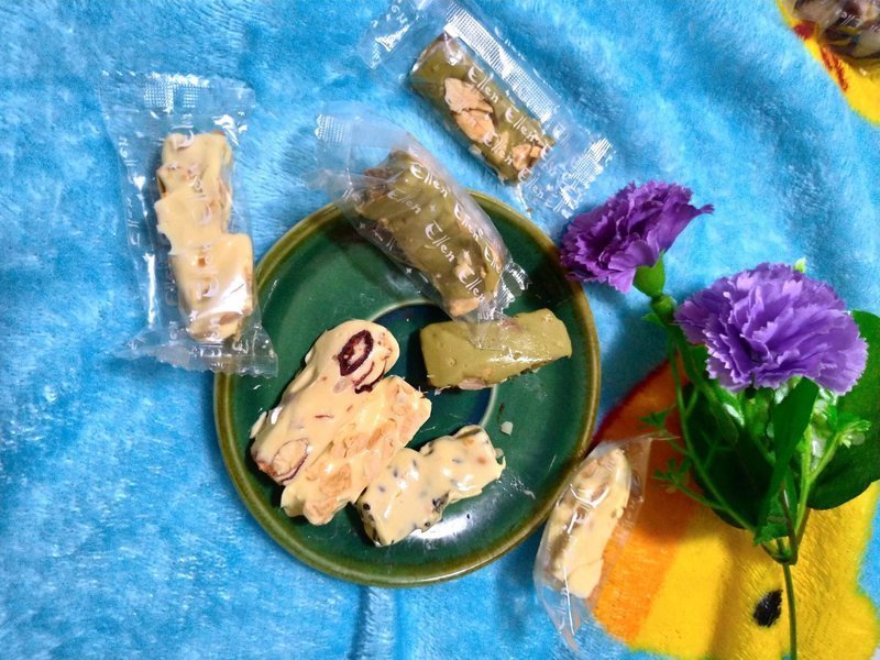 彰化年節伴手禮推薦~ELLEN手工牛軋糖.月光寶盒夏威夷珍珠.水果豆豆糖!