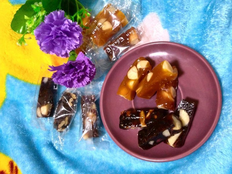 彰化年節伴手禮推薦~ELLEN手工牛軋糖.月光寶盒夏威夷珍珠.水果豆豆糖!