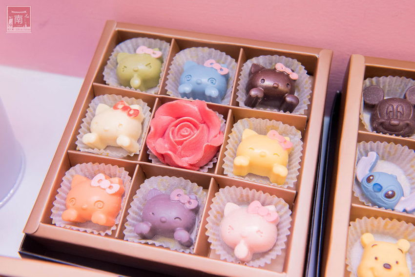 【台南美食】招牌生巧克力｜酒香酒漬微醺口感｜迪士尼.Kitty.口紅造型巧克力｜手作巧克力~~華侖婷娜手工巧克力 - 南人幫
