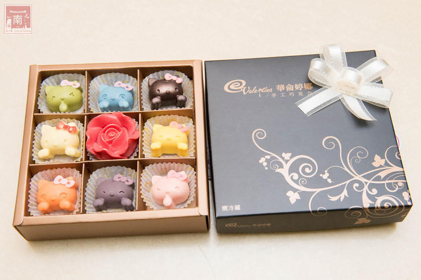【台南美食】招牌生巧克力｜酒香酒漬微醺口感｜迪士尼.Kitty.口紅造型巧克力｜手作巧克力~~華侖婷娜手工巧克力 - 南人幫