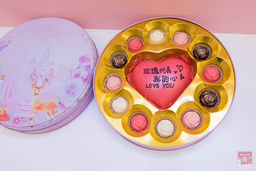 【台南美食】招牌生巧克力｜酒香酒漬微醺口感｜迪士尼.Kitty.口紅造型巧克力｜手作巧克力~~華侖婷娜手工巧克力 - 南人幫