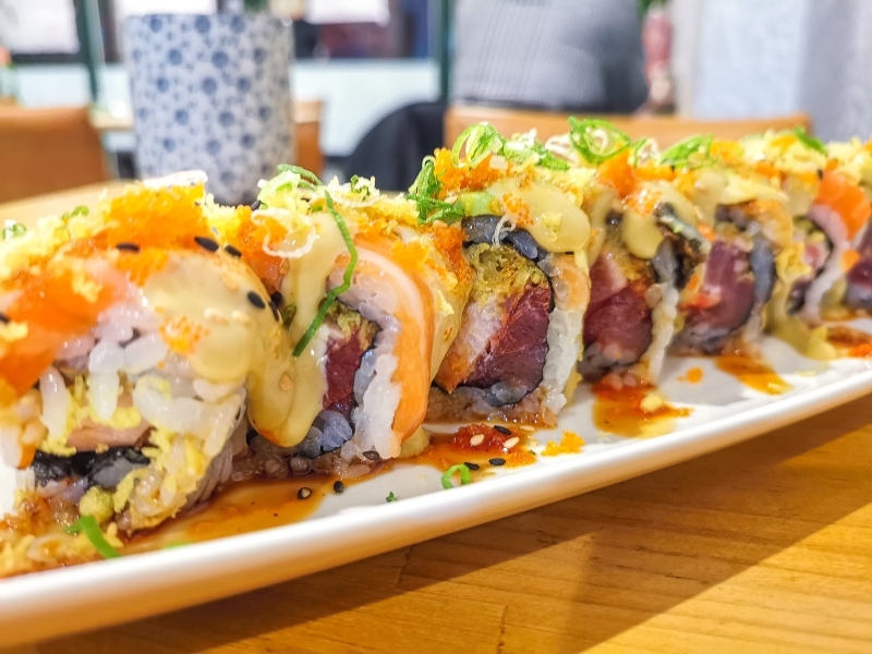 跳躍的宅男 - [花蓮美食]美式壽司花蓮也能吃得到 口感超豐富完全不像再吃日本料理-121美式壽司