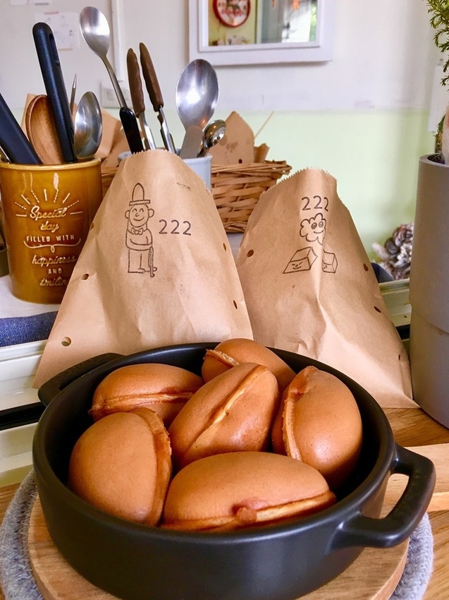 【台北｜科技大樓站】222雞蛋糕＿暢銷款焦糖蘋果晚來就吃不到＿帶有伯爵茶香的雞蛋糕真的很可以