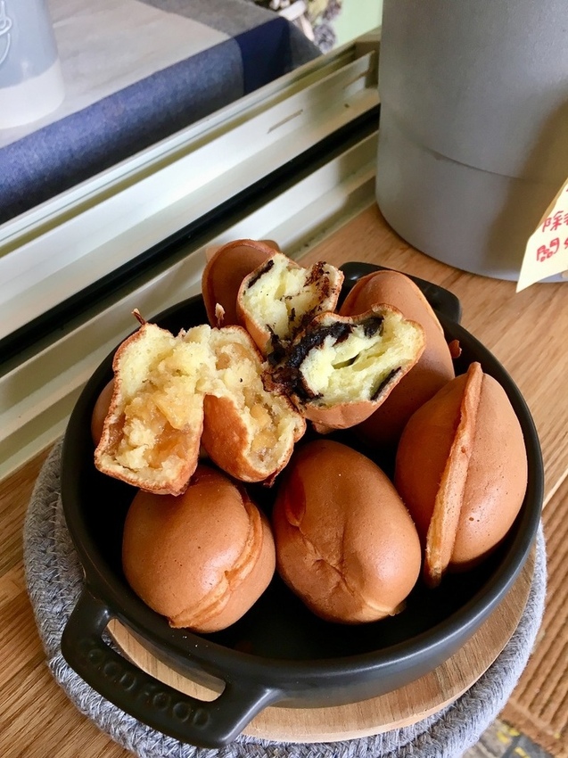 【台北｜科技大樓站】222雞蛋糕＿暢銷款焦糖蘋果晚來就吃不到＿帶有伯爵茶香的雞蛋糕真的很可以